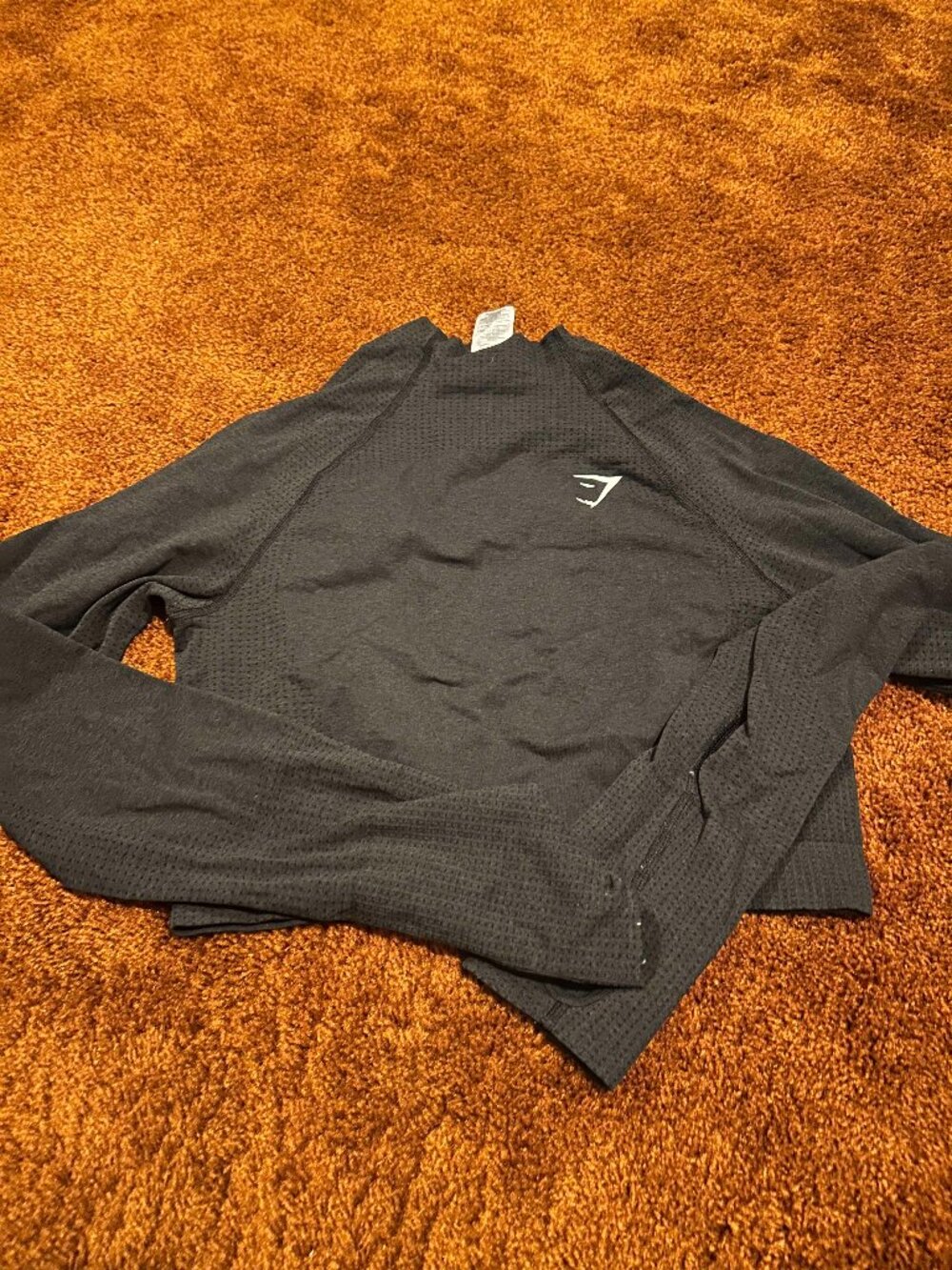 GYMSHARK long sleeve turtleneck cropped